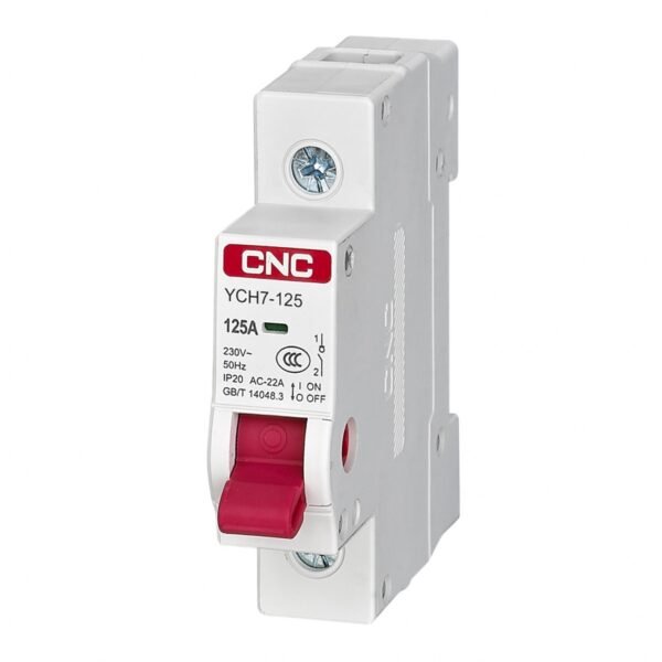 MCB YCH7-125 400V 50Hz 1 Pole