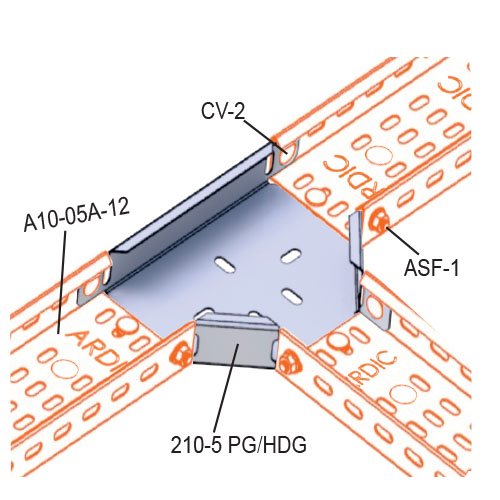 Ardic Cable Trays Horizontal TEE H50 - Image 2